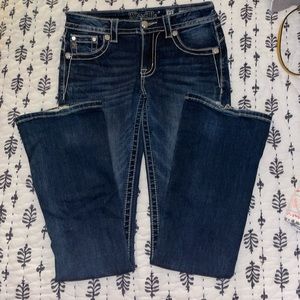 Miss Me Cow Print Bootcut Jeans Size 27